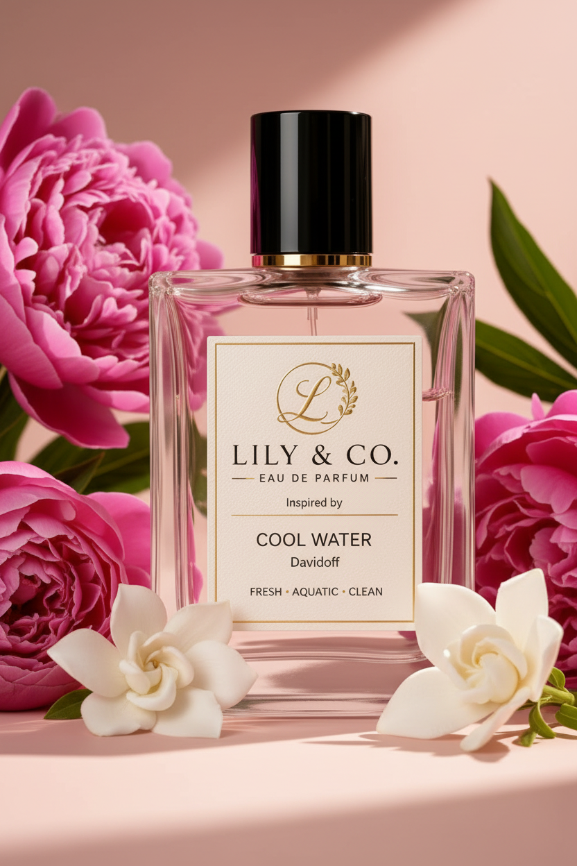 Inspired by Cool Water by Davidoff - Lily and Co. Eau de Parfum 50ml 100ml