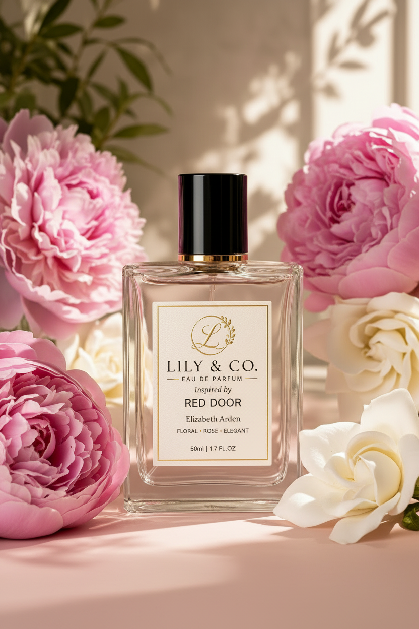 Inspired by Red Door by Elizabeth Arden - Lily and Co. Eau de Parfum 50ml 100ml