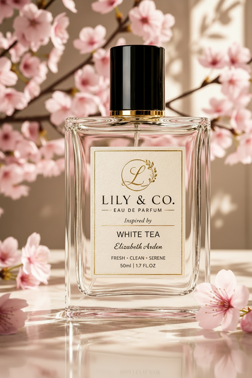 Inspired by White Tea by Elizabeth Arden - Lily and Co. Eau de Parfum 50ml 100ml